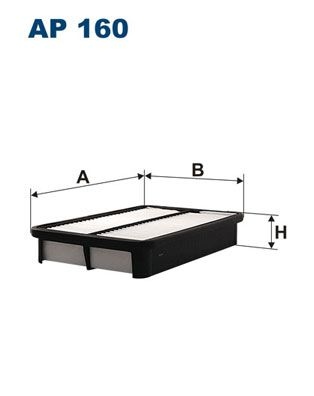 Filtron Luftfilter Ap 160 Toyota Ap160 Storlek 2