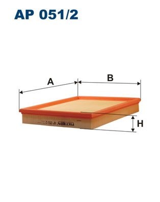 Filtron Luftfilter Ap 0512 Vauxhall Ap051/2 Storlek 2