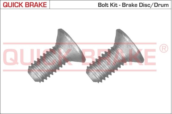 QUICK BRAKE Bolt, brake disc 11671K  OPEL,FORD,FIAT,Corsa F,AGILA (A) (H00),Astra L Schrägheck (C02),Astra L Sports Tourer,CORSA F Kasten/Schrägheck