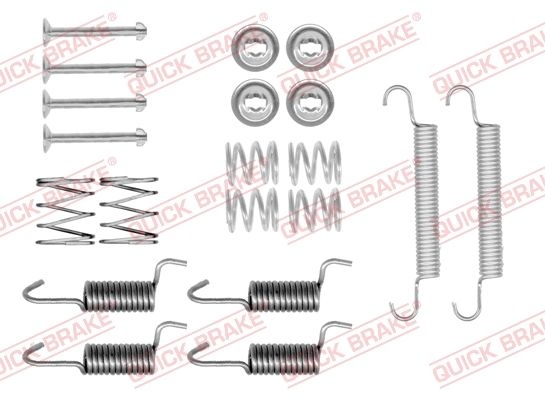 QUICK BRAKE Accessory Kit, parking brake shoes 105-0899  OPEL,HYUNDAI,KIA,Corsa D Schrägheck (S07),i20 (PB, PBT),GETZ (TB),SONATA IV (EF),SOUL (AM)