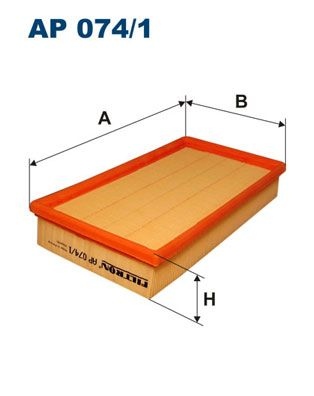 Filtron Luftfilter Ap 0741 Ford Ap074/1 Storlek 2