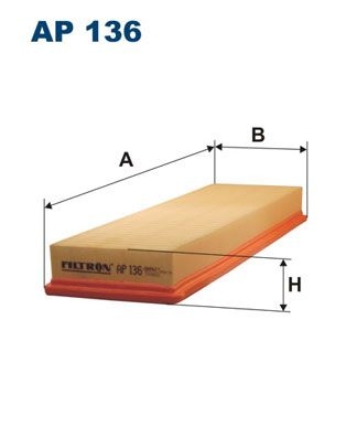 Filtron Luftfilter Ap 136 Renault Ap136 Storlek 2