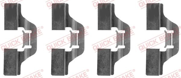 QUICK BRAKE Accessory Kit, disc brake pads 109-1211 VW,AUDI,OPEL,Golf IV Schrägheck (1J1),POLO (9N_),New Beetle Cabrio (1Y7),Golf IV Variant (1J5)
