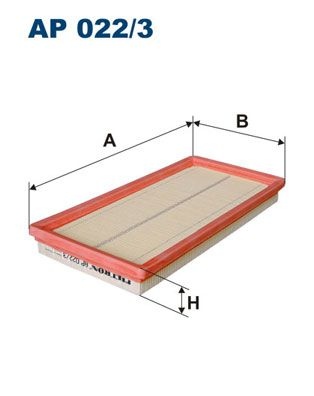 Filtron Luftfilter Ap 0223 Fiat Ap022/3 Storlek 2
