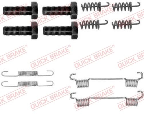 QUICK BRAKE Accessory Kit, parking brake shoes 105-0865  MERCEDES-BENZ,E-Klasse Limousine (W211),E-Klasse T-modell (S211),CLS (C219),SL (R230)