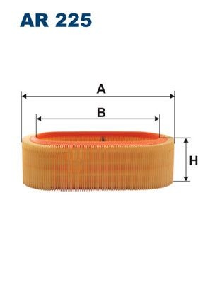 Filtron Luftfilter Ar 225 Ford Ar225 Storlek 2