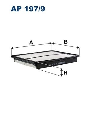 Filtron Luftfilter Ap 1979 Kia Ap197/9 Storlek 2