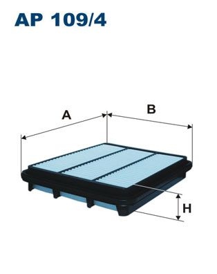 Filtron Luftfilter Ap 1094 Chevrolet Ap109/4 Storlek 2