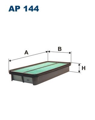 Filtron Luftfilter Ap 144 Toyota Ap144 Storlek 2