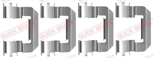 QUICK BRAKE Accessory Kit, disc brake pads 109-0014  FIAT,HYUNDAI,KIA,PUNTO (199),i30 (GD),i30 CW (GD),i30 Coupe,VELOSTER (FS),CEE'D (JD)