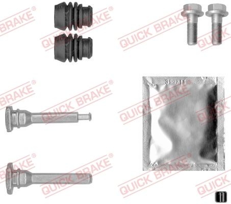 QUICK BRAKE Guide Sleeve Kit, brake caliper 113-1435X SUBARU,FORESTER (SG),IMPREZA Stufenheck (GD),Legacy IV Kombi (BP),FORESTER (SF)