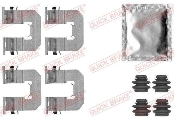 QUICK BRAKE Accessory Kit, disc brake pads 109-1856  HYUNDAI,KIA,SANTA FÉ II (CM),Santa Fé III (DM),GENESIS Coupe,GENESIS (BH),SORENTO II (XM)