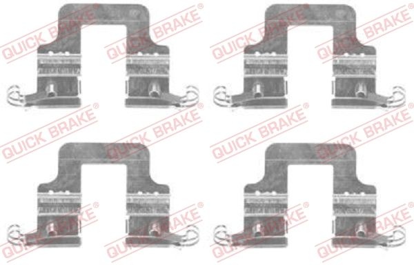 QUICK BRAKE Accessory Kit, disc brake pads 109-1766  AUDI,A4 Avant (8K5, B8),A6 Avant (4G5, 4GD, C7),Q5 (8RB),A4 Limousine (8K2, B8)