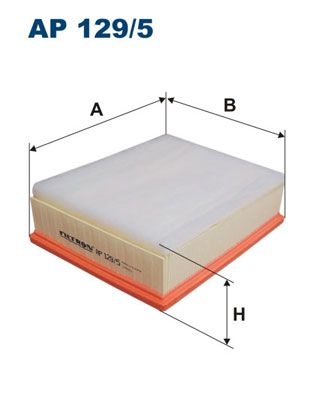 Filtron Luftfilter Ap 1295 Land Rover Ap129/5 Storlek 2