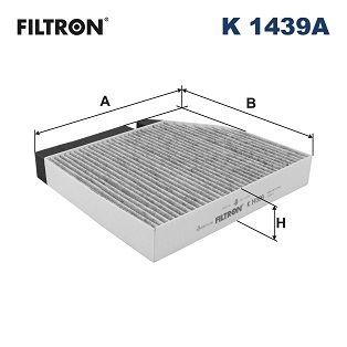 Filtron Invandigt Filter K 1439A Mercedes-Benz K1439a Storlek 2