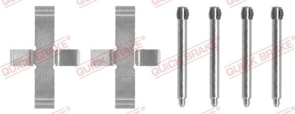 QUICK BRAKE Accessory Kit, disc brake pads 109-1046  MERCEDES-BENZ,190 (W201),Stufenheck (W124),C-Klasse Limousine (W202),A-Klasse (W168)