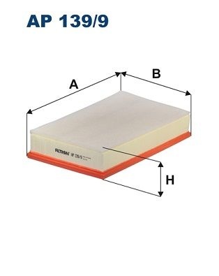Filtron Luftfilter Ap 1399 Volkswagen Ap139/9 Storlek 2