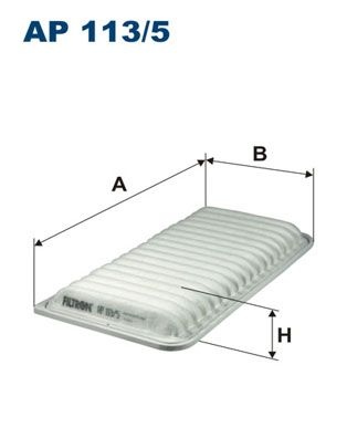 Filtron Luftfilter Ap 1135 Mazda Ap113/5 Storlek 2