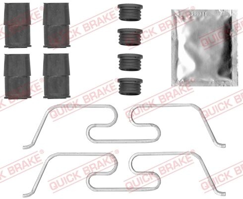 QUICK BRAKE Accessory Kit, disc brake pads 109-0050 OPEL,FIAT,PEUGEOT,GRANDLAND X (A18),TALENTO Bus (296_),Expert Kastenwagen (V_),Traveller (V_)