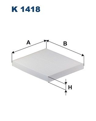 Filtron Invandigt Filter K 1418 Storlek 2