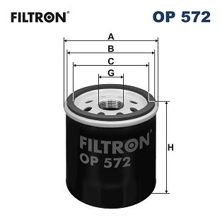 Citroen Oil Filter Op 572 Filtron