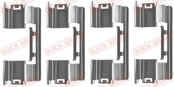 QUICK BRAKE Accessory Kit, disc brake pads 109-1813  OPEL,CHEVROLET,VAUXHALL,Astra J Sports Tourer (P10),ASTRA J,ZAFIRA TOURER C (P12)