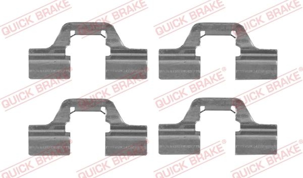 QUICK BRAKE Accessory Kit, disc brake pads 109-1749 RENAULT,Clio III Schrägheck (BR0/1, CR0/1),MODUS / GRAND MODUS (F/JP0_)
