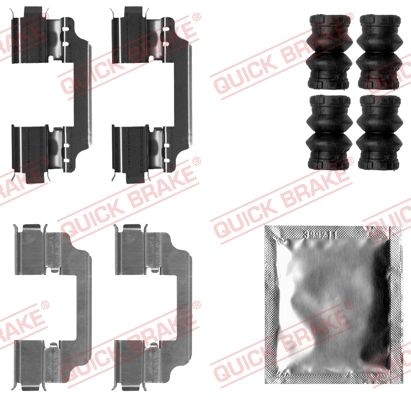 QUICK BRAKE Accessory Kit, disc brake pads 109-1861  FORD,Fiesta Mk6 Schrägheck (JA8, JR8),B-MAX (JK),Fiesta Mk6 Limousine,Fiesta Mk6 Kastenwagen