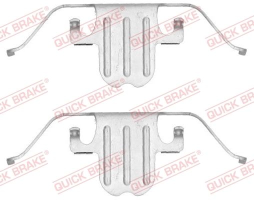 QUICK BRAKE Accessory Kit, disc brake pads 109-1751 BMW,MINI,3 Touring (E91),3 Limousine (E90),5 Touring (F11),5 Limousine (E60),1 Schrägheck (E87)