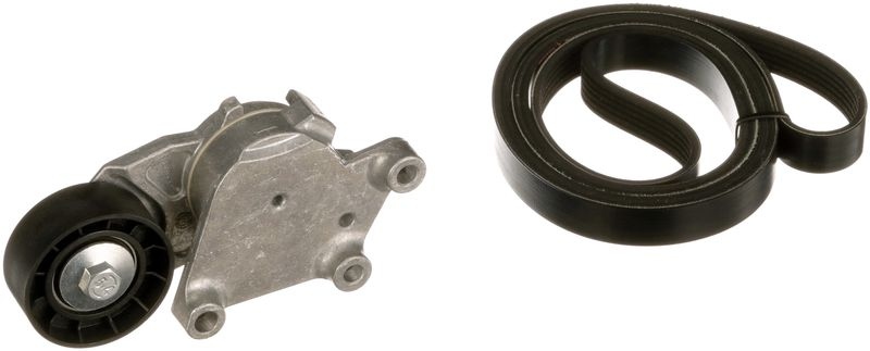 GATES V-ribbed belt set K016PK975 Serpentine belt kit,Auxiliary belt kit FORD,PEUGEOT,CITROËN,Fiesta Mk6 Schrägheck (JA8, JR8)