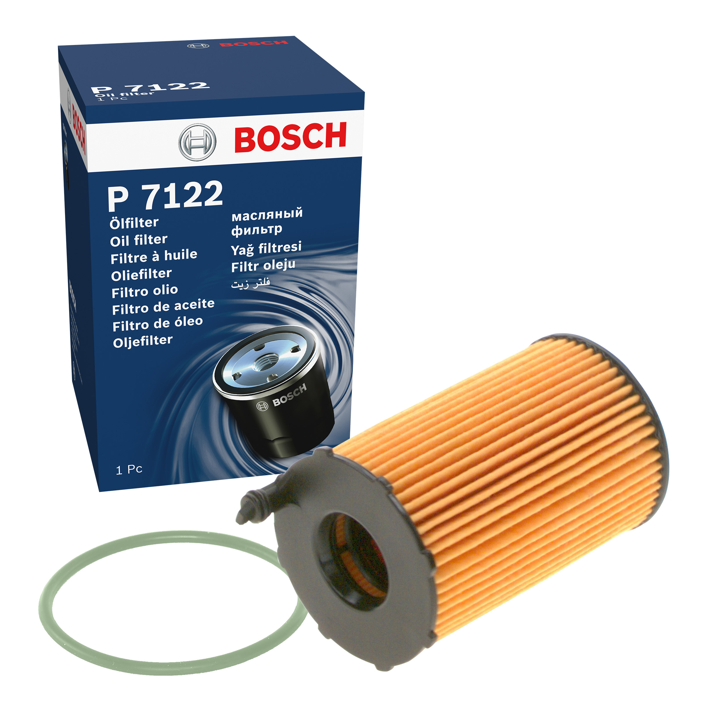 BOSCH Oil filter Filter Insert F 026 407 122 Engine oil filter VW,AUDI,PORSCHE,Touareg (7P5, 7P6),A4 Avant (8K5, B8),A6 Avant (4G5, 4GD, C7),Q5 (8RB)