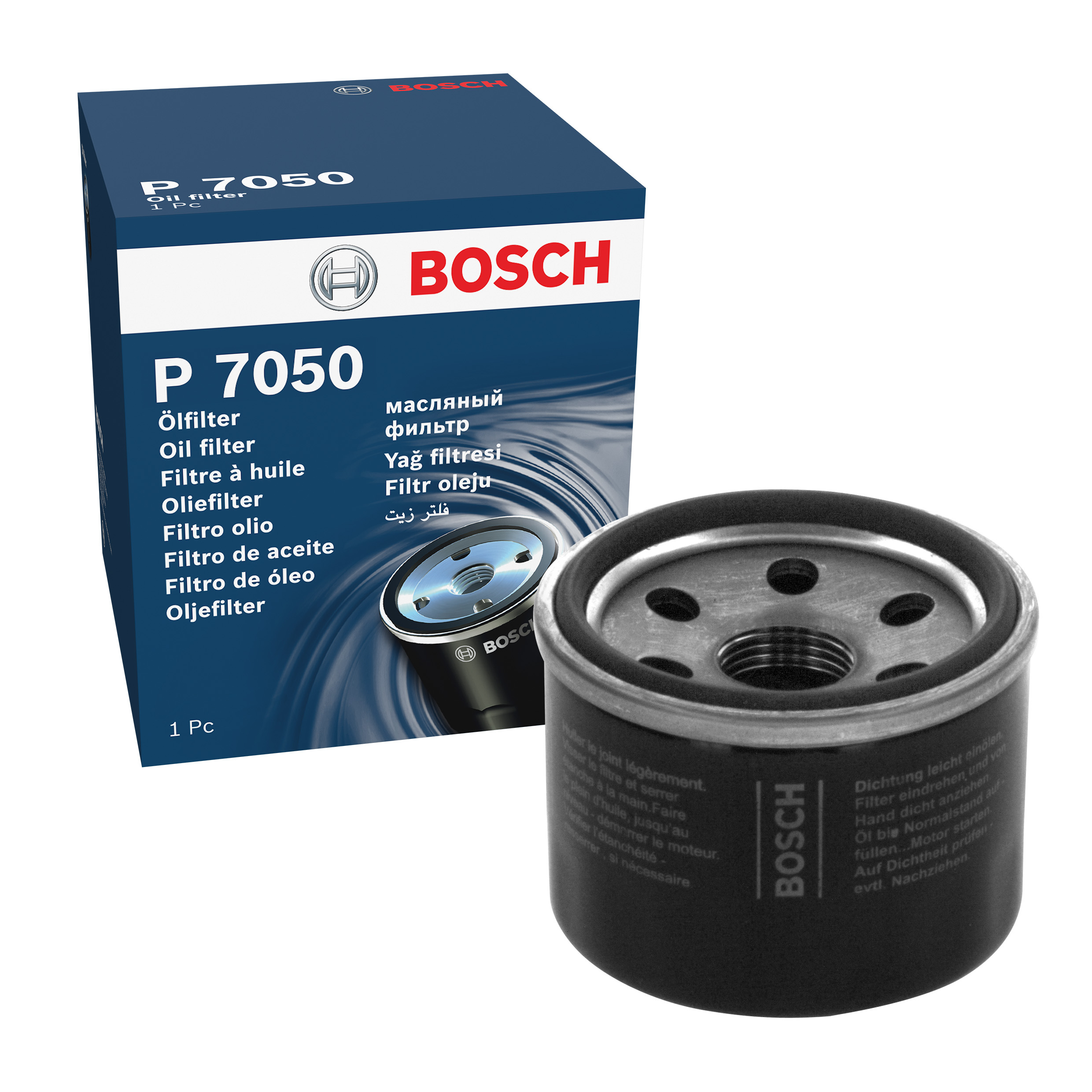 BOSCH Oil filter Spin-on Filter F 026 407 050 Engine oil filter SUZUKI,SWIFT V (AZ),IGNIS (MF),Celerio (LF)
