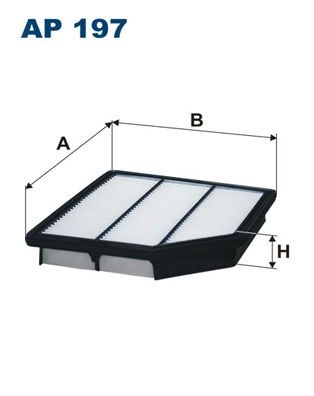 Filtron Luftfilter Ap 197 Hyundai Ap197 Storlek 2