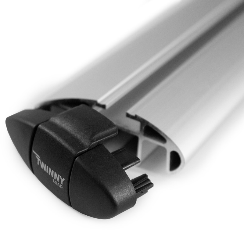 Ändlock for aluminium Twinny Load takracke F01 amp F02 Vanster och hoger Ny modell