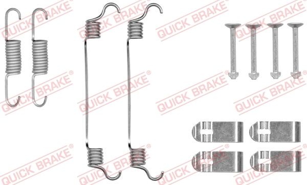 QUICK BRAKE Accessory Kit, parking brake shoes 105-0019 HYUNDAI,KIA,SANTA FÉ II (CM),Santa Fé III (DM),SORENTO II (XM)
