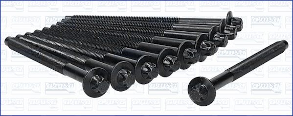 AJUSA Cylinder Head Bolt Kit Quantity: 10 81034200 Bolt Kit, cylinder head OPEL,FORD,FIAT,Corsa F,Crossland X (P17),GRANDLAND X (A18),MOKKA