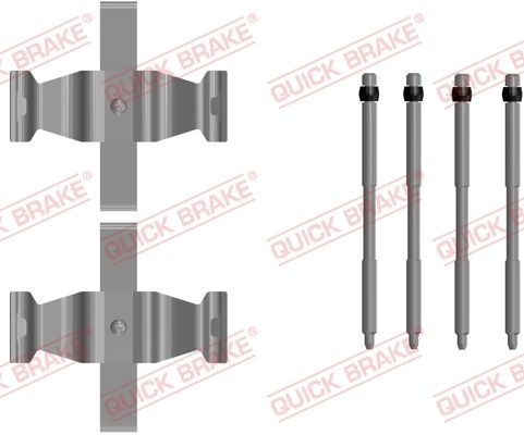 QUICK BRAKE Accessory Kit, disc brake pads 109-0107  BMW,TOYOTA,MINI,5 Touring (G31),5 Limousine (G30, F90),3 Touring (G21),X3 (G01, F97)