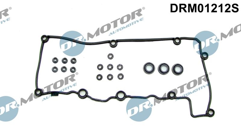 DR.MOTOR AUTOMOTIVE Gasket Set, rocker cover for cylinder 1-3 DRM01212S  VW,AUDI,PORSCHE,Touareg (7P5, 7P6),A4 Avant (8K5, B8),A6 Avant (4G5, 4GD, C7)