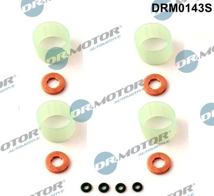 DR.MOTOR AUTOMOTIVE Gaskets DRM0143S Seal Kit, injector nozzle FORD,PEUGEOT,CITROËN,FOCUS III Turnier,MONDEO IV Turnier (BA7),S-MAX (WA6),GALAXY (WA6)