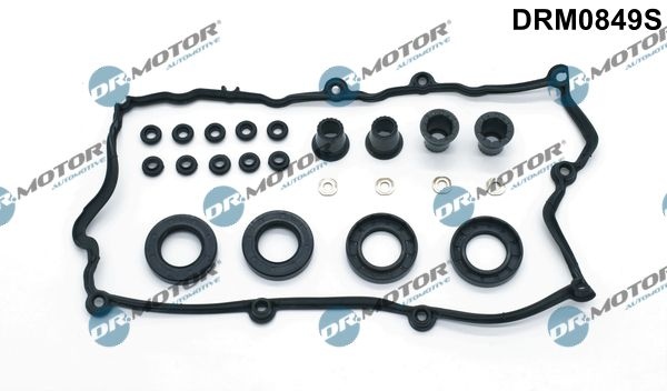 DR.MOTOR AUTOMOTIVE Gasket Set, rocker cover OPEL,CHEVROLET,VAUXHALL DRM0849S 55567730,97376304,98014752  98014758,8980147581,55567730,5607252,5607638