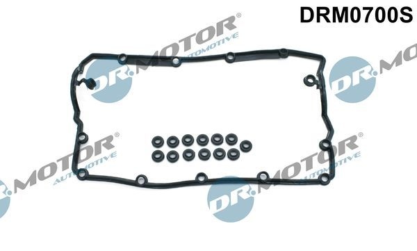 DR.MOTOR AUTOMOTIVE Gasket Set, rocker cover DRM0700S  VW,AUDI,FORD,Golf IV Schrägheck (1J1),Golf V Schrägheck (1K1),POLO (9N_),TOURAN (1T1, 1T2)