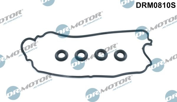 DR.MOTOR AUTOMOTIVE Gasket Set, rocker cover DRM0810S  RENAULT,NISSAN,CLIO II (BB0/1/2_, CB0/1/2_),TWINGO I (C06_),KANGOO (KC0/1_)