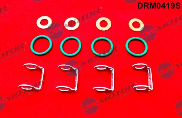 DR.MOTOR AUTOMOTIVE Gaskets DRM0419S Seal Kit, injector nozzle NISSAN,X-TRAIL (T30),NP300 Navara Pickup (D40),Pathfinder III (R51)