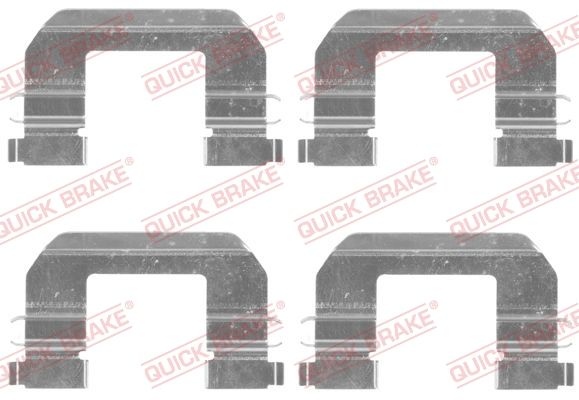 Accessory set, disc brake pad