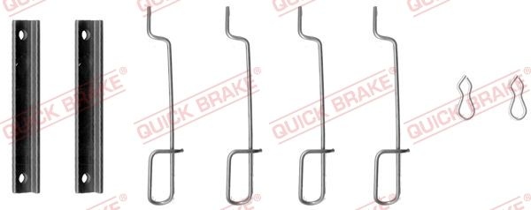 Accessory set, disc brake pad 1090992