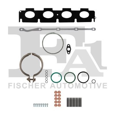 Turbocharger, mounting kit