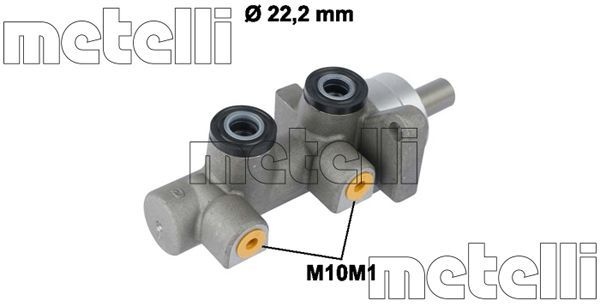 Metelli Huvudbromscylinder Daewoo 050722 Storlek 2