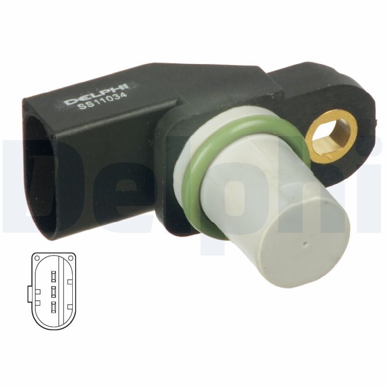 DELPHI Sensors SS11034 Sensor, camshaft position OPEL,BMW,Omega B Limousine (V94),Omega B Caravan (V94),3 Limousine (E46),5 Limousine (E60)