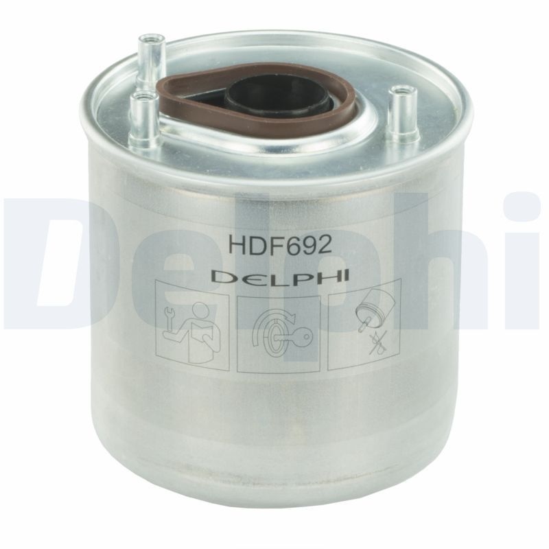 DELPHI Fuel Filter In-Line Filter HDF692 FORD,MAZDA,VOLVO,Fiesta Mk6 Schrägheck (JA8, JR8),FOCUS III Turnier,MONDEO IV Turnier (BA7),S-MAX (WA6)