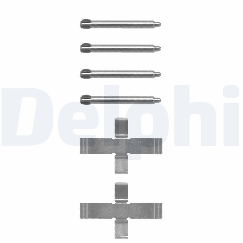 DELPHI Accessory Kit, disc brake pads LX0070 MERCEDES-BENZ,190 (W201),Stufenheck (W124),C-Klasse Limousine (W202),A-Klasse (W168),W124 Coupe (C124)